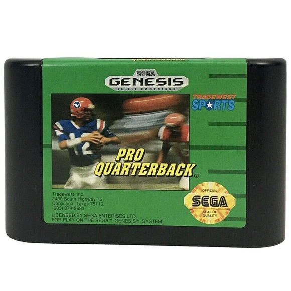 Pro Quarterback Sega Genesis 1992 Football Video Game TESTED COMPLETE CIB - Picture 9 of 15